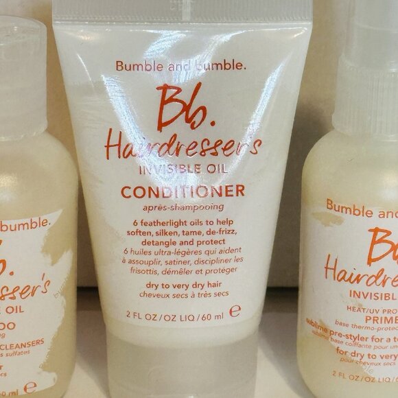 Bumble and Bumble Bb Hairdresser's Invisible Oil Shampoo Conditioner Primer Set - Picture 4 of 11